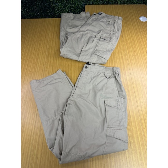 CQR Other - Lot Of 2 CQR Tactical Pants Men's Size 42x32 RipStop Khaki Tan/Brown